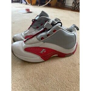 Reebok Answer IV Grey and Red Allen Iverson Sixers shoes. Men’s size 11